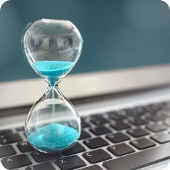 スピードに合わせる