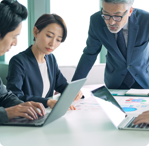 仕組みづくりと並行して現場の育成課題もサポート